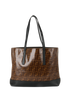 Zucca Tote, &pound;450, Handbags, Black/Brown, Canvas, Back view